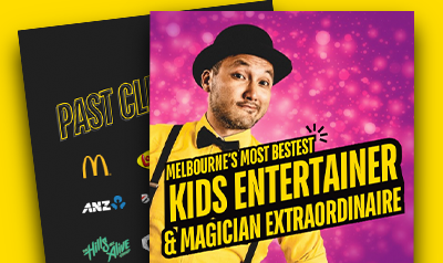 Promotional Brochure Downloadable PDF by Magician Felix Fantastic Melbourne